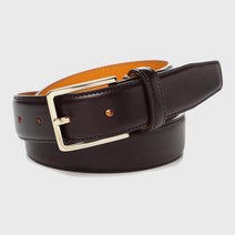 BENOVERO [22SS] 코도반 비즈니스 캐주얼 스퀘어 비조 가죽벨트 brown