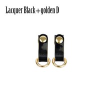 컬러풀 롱 숄더 백 체인 어태치먼트 피팅 오포 켓 Obag o백용 인조 가죽 스트랩 클립 클로저 포함 2022, 06 black golden, 1개