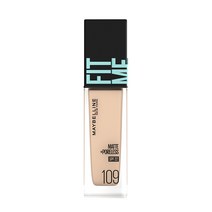 메이블린 핏미 리퀴드 파운데이션 30g, [온라인단독]109호 라이트아이보리, 1개