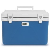 온도계 아이스박스 캠핑용 병원 냉장고 쿨러 의료용, B 35L PU+온도계+아이스팩
