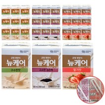 뉴케어 구수한맛 검은깨 딸기맛 3가지맛 10팩씩 30팩 일반 환자 균형 영양식, 200ml