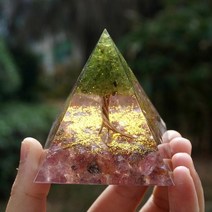 오르고나이트 오르곤 orgonite 피라미드 치유 스탈 차크라 스톤 자수정 reiki, 17