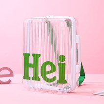 투명 미니 캐리어 16인치 여행용 데일리 백팩 레디백