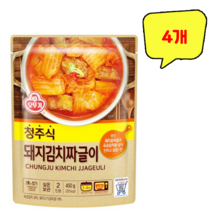 오뚜기 청주식 돼지 김치 짜글이 450g x 4개