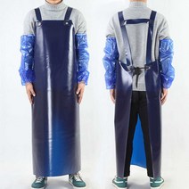 업소용 방수 수산시장 고무 앞치마 정육점 식당 공장, 작은 노란색