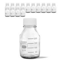 눈금 유리병, 16개, 250ml.