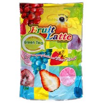 Trojan Instant Fruit Latte Bubble Tea Milk Powder Green Tea 35.27-Ounce Bags (Pack of 2), 1