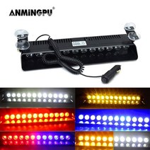 경광등 싸이렌 싸이키 anmingpu Emergency led strobe light, 1pcs-빨간색에서 파란색으로