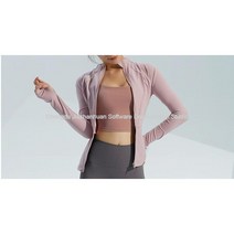 여성 긴팔 집업 핑거홀 자켓 필라테스 피트니스 트레이닝 슬림핏 요가복 상의