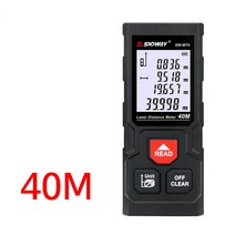 면적 측정기 sndway 레이저 거리 디지털 거리 100m 70m 50m 거리 녹색 빛, sw-mt4 40m 빨간불