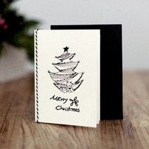 크리스마스 카드 - Retro 카드 1503951 선물 흑백 엽서 design 크리스마스 디비디 세트 편지, 쿠팡 본상품선택