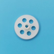 웜기어 베벨기어 톱니바퀴 77 T 0.3M 기어 OD 23.7MM Teeth D 구멍 3mm 드론 피니언 부품 안정적인 4 축 항, 01 77 Teeth_01 D-Shape 3mm