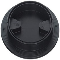 T-H Marine DPS-4-1-DP Sure-Seal Screw Out Deck Plate - Black 4”, 1