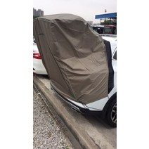 도킹텐트 루프탑 카쉘터 차량 차박 텐트 car rear roof 야외 장비 캠핑 canopy tail 피크닉 awning for skoda octavia combi kodiak, 카키색 옷감