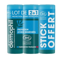 Dermophil 더모필 인디언 립밤 4g x3개 Stick Levres Dessechees