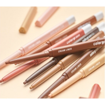 Colorgram 컬러그램 아티스트 포뮬라 크림라이너 8컬러 뒷트임 밑트임 슬림펜슬 아이라이너 섀도우 대신 컬러라이너, 06코랄브라운