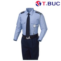 봄 여름 경비복 긴팔 03 블루 바지 T-191P 곤색 개별판매 경비 복 상의 셔츠 바지 하의 가을 티뷰크