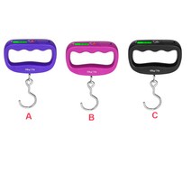 미니 디지털 교수형 규모 휴대용 이중 정밀 LCD 디스플레이 50kg 경량 충격 저항 자동 전자 저울 블루, black