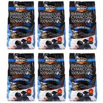 SN월드 바베큐 참숯 힐링타임 3kg 차콜 브라켓 착화탄 숯, 힐링타임 3kg 6개