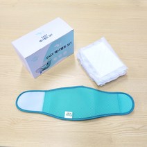 강아지 매너벨트 세트 (이지매너벨트 기저귀 1개 + 리필용 강아지 기저귀 10매) 국산제품, 이지매너벨트세트 대형