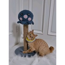 견우와묘녀 고양이 스크래쳐 수직 기둥 천연 사이잘 수직형 옥토퍼스, 돌아돌아낚시냐옹, 귀여운 옥토퍼스 스크래쳐
