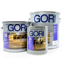 고리 38 데크 전용오일 투명 (하드우드용 전용 오일 우수한 침투력 및 목재보존력 & 오염 방지), 5L