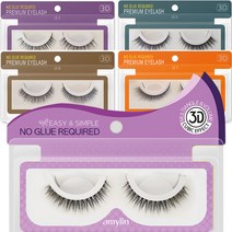 [ 9~12 mm ] 3D 원터치 3초 속눈썹 8종 자연스러운 셀프연장 공연 무대 행사 속눈썹, A03, 11mm