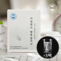 크린위즈 한통설거지 찌든때 한방 발포클리너5팩 50정, 단품없음