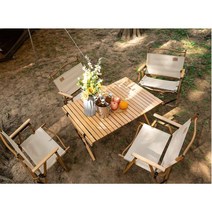 모닥테이블 접이식 휴대용 원목 모닥롤 우드롤 감성캠핑 차박 피크닉 낚시 폴딩