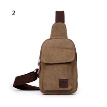 크로스백 해외배송 남성용 캔버스 사첼 캐주얼 크로스 바디 핸드백 메신저 숄더백 야외 쇼핑용 가방, 커피