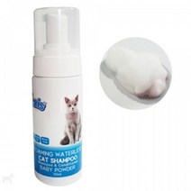 150ml 베이비파우더향 고양이 드라이샴푸 고양이목욕