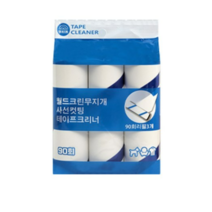월드크린 무지개 테이프크리너 리필 3p, 4세트