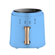 8L 에어프라이어 가정용 전기프라이어 대용량 다기능 자동 터치스크린 무튀김 신형 Frita, 파란색, 호주