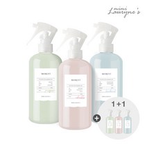 1+1/미미로린스 모먼트 블러썸 섬유향수 300ml 섬유탈취제/방향제/휴대용, 01. 퓨어그린 300ml, 01. 퓨어그린 300ml