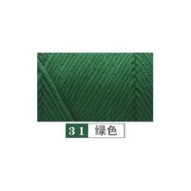 털실 뜨개질 봉제 실 4 겹 우유 코튼 크로셰 원사 부드러운 염색 라나 손 및 DIY 스웨터 양모 대량 40 그램/세트, 31