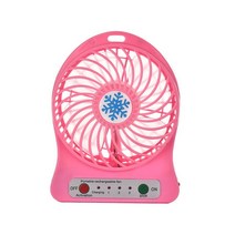 Xiaomi-휴대용 충전식 LED 조명 선풍기 에어 쿨러 미니 데스크 USB 핸드헬드 데스크탑 쿨링 가정용 에어컨 샤오미 포터블, [05] 분홍색