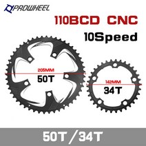 PROWHEEL-0BCD 30BCD 도로 자전거 스프로킷 더블 체인 휠 34T/50T 39T/53T 링 9/0/ 속도 치아 플레이트 부품 0BCD, R5 and R9