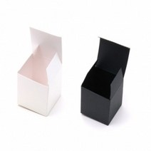 [캔들이케아] 5oz 캔들포장박스 블랙 화이트, 10개