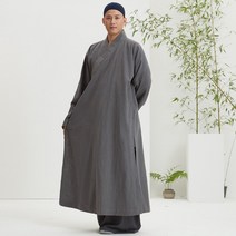 면마 식물 염색 두루마기 가운 법복 승려복 법복바지 승려장삼 스님장삼 절옷 겨울절복 우리옷 스님법복