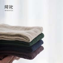 중국 전통 차 세트 휴머니즘 린넨 면 티 타올 다도, 없음