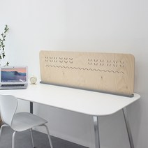 고야 리프 자작나무 책상 파티션 (1200) 독서실 칸막이 데스크 가림막, 일자받침대