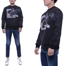 NEIL BARRETT [명품]닐바렛 남성 프린팅 맨투맨 BJS167I B548S 01 BJS167IB548 S01