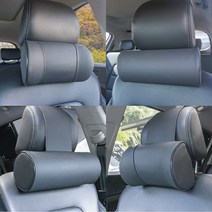 클래식 차량용 목쿠션 4종 자동차 메모리폼 목베개 사무실 의자 높낮이조절 헤드쿠션, 반달형(스마트핏), 우레탄폼