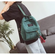 골덴백팩 코듀로이 가방 대학생 캐주얼 백팩 고등학생 깜찍한 학생 소풍 직장인 중학생 특이한 여성용 여자 데일리 귀여운