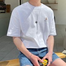 [조군샵] 휘튼 캐쥬얼 베어 반팔티_T6653