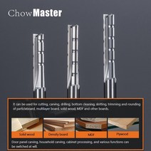 국수커터 다기능 채칼 가정용 제면기 절단기 3플루트 커팅 스트레이트 라우터 비트 목공 조각 CNC 트리밍, 04 6X17X6X50