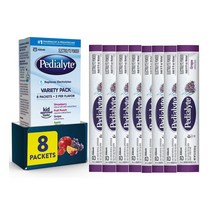 Pedialyte 전해질 분말스틱 구연산칼륨 구연산나트륨 스포츠음료 8스틱, 24포(3박스)
