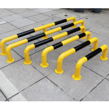 주차 난간 카스토퍼 충돌방지 주차블럭 방지턱 스톱바, 2미터 채널 강철 10 높이 1.5 두께