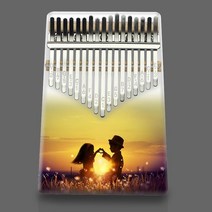 Kalimba 17 Keys 엄지 손가락 피아노 아크릴 Mbira 몸 악기 나무 스마스 창조적 인 음악 상자, 06 F
