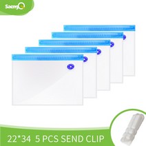 음식 진공포장기 SaengQ-진공 지퍼 백 재사용 가능한 식품 보관 휴대용 진공 실러기 BPA 프리 5 개 또는, 04 22-34-5pcs